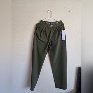 ALO Yoga Suit Up Trouser (Long) Green Olive
